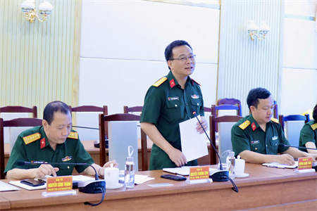 Đoàn Công tác Cục Kế hoạch Đầu tư, Bộ Quốc phòng làm việc tại Quân khu 7