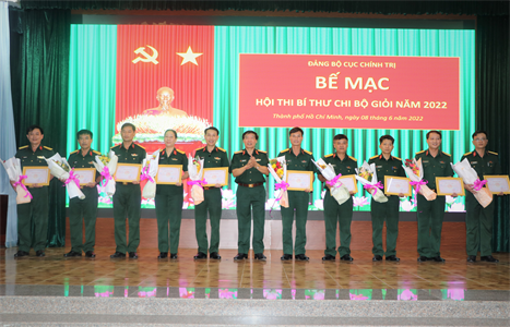 Đảng bộ Cục Chính trị bế mạc Hội thi Bí thư chi bộ giỏi năm 2022