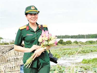Đoàn Thị Thùy Trang - nữ “nhà báo” biên cương