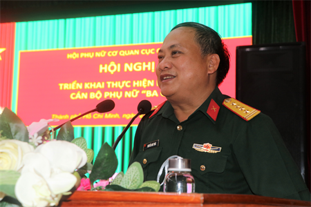 Cục Chính trị tổ chức hội nghị điểm triển khai Mô hình Cán bộ phụ nữ "Ba giỏi"