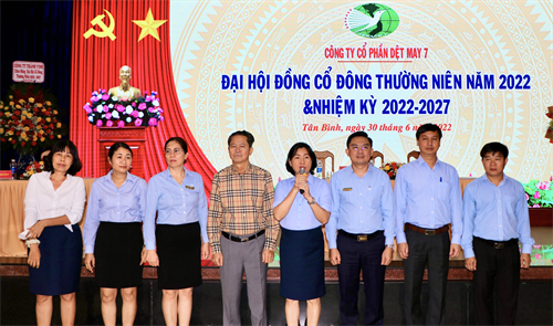 Đại hội đồng cổ đông thường niên năm 2022 Công ty Cổ phần Dệt May 7 nhiệm kỳ 2022-2027