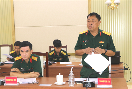 Cụm thi đua 1 Cục Hậu cần sơ kết công tác thi đua, khen thưởng và phong trào thi đua Quyết thắng 6 tháng đầu năm 2022