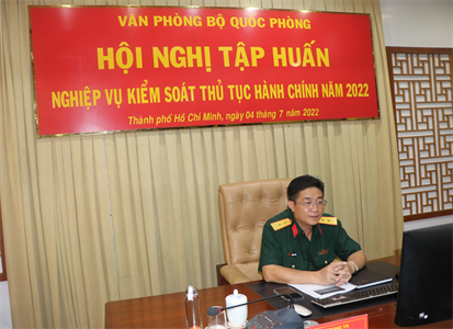 Tập huấn nghiệp vụ kiểm soát thủ tục hành chính năm 2022