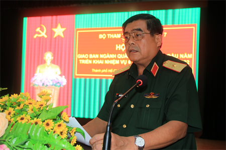 Giao ban ngành Quân lực 6 tháng đầu năm 2022