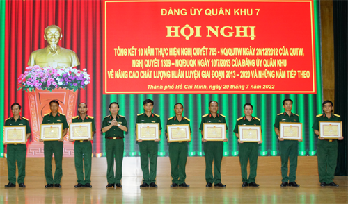 Thực hiện Nghị quyết 765 của Quân ủy Trung ương: Quân khu 7 đột phá nâng cao chất lượng huấn luyện, sẵn sàng chiến đấu