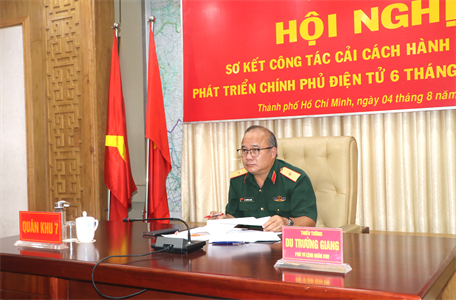 Bộ Quốc phòng sơ kết công tác cải cách hành chính và phát triển Chính phủ điện tử