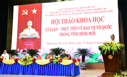 Hội thảo khoa học "Lý luận - thực tiễn về bảo vệ Tổ quốc trong tình hình mới”