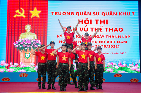 Trường Quân sự Quân khu tổ chức Hội thi "Dân vũ thể thao" và gặp mặt Ngày Phụ nữ Việt Nam