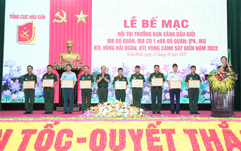 Hai cán bộ ngành Xăng dầu Quân khu đạt giải cao tại hội thi toàn quân