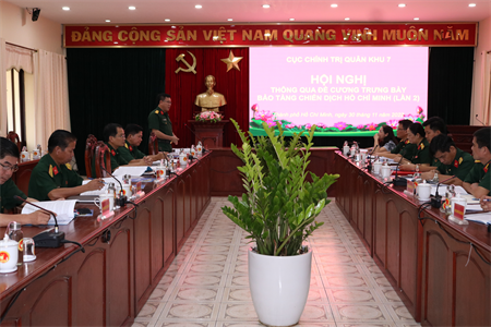 Cục chính trị thông qua Đề cương định hướng trưng bày Bảo tàng Chiến dịch Hồ Chí Minh (lần 2)