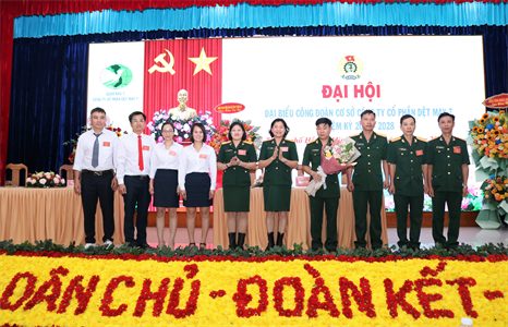 Đại hội Đại biểu Công đoàn cơ sở Công ty Cổ phần Dệt may 7 nhiệm kỳ 2023-2028