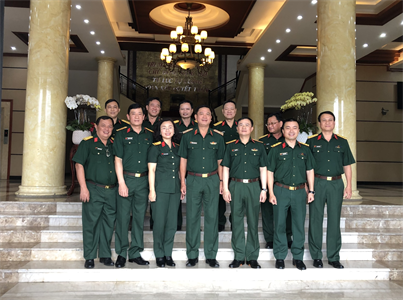 Lãnh đạo Tập đoàn Công nghiệp - Viễn thông Quân đội chúc Tết Bộ Tư lệnh Quân khu 7