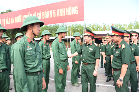 Sư đoàn 5 quyết tâm thực hiện tốt "3 thực chất" trong huấn luyện
