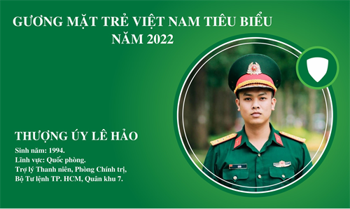 Gương mặt trẻ Việt Nam tiêu biểu năm 2022: Phát huy vai trò người đồng hành, truyền lửa nhiệt huyết cho Đoàn viên