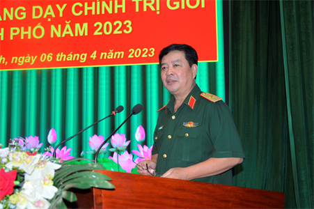 94 thí sinh tham gia Hội thi cán bộ giảng dạy chính trị giỏi thành phố