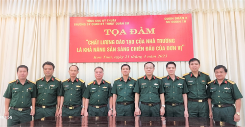 Tọa đàm "Chất lượng đào tạo của nhà trường là khả năng sẵn sàng chiến đấu của đơn vị".