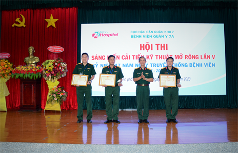 ​Bệnh viện Quân y 7A tổ chức thành công hội thi sáng kiến cải tiến kỹ thuật lần thứ V – năm 2023