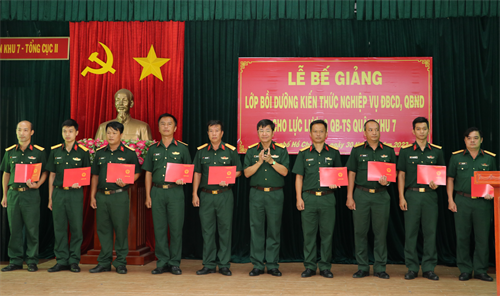 Bế giảng lớp bồi dưỡng kiến thức nghiệp vụ Điệp báo chiến dịch, Quân báo Nhân dân.