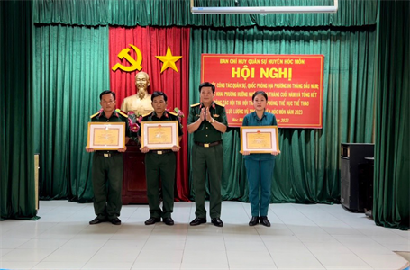 LLVT huyện Hóc Môn hoàn thành tốt nhiệm vụ quốc phòng, quân sự địa phương 6 tháng đầu năm 2023