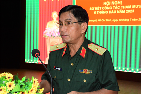 Sơ kết công tác Tham mưu 6 tháng đầu năm 2023