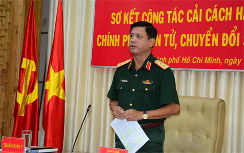 Bộ Quốc phòng sơ kết công tác cải cách hành chính, phát triển chính phủ điện tử, chuyển đổi số 6 tháng đầu năm 2023