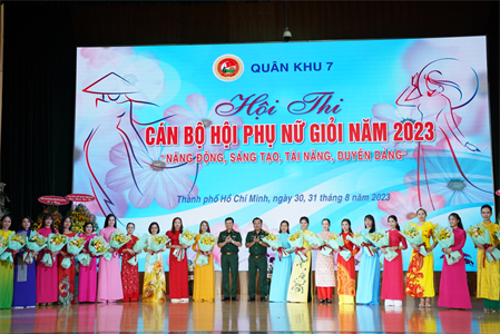Quân khu 7 khai mạc Hội thi cán bộ Hội phụ nữ giỏi năm 2023