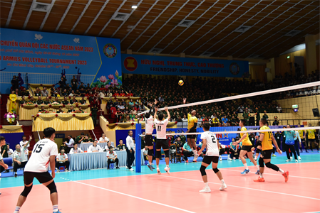 Đội tuyển bóng chuyền nam QĐND Việt Nam vô địch Giải bóng chuyền nam Quân đội các nước ASEAN năm 2023