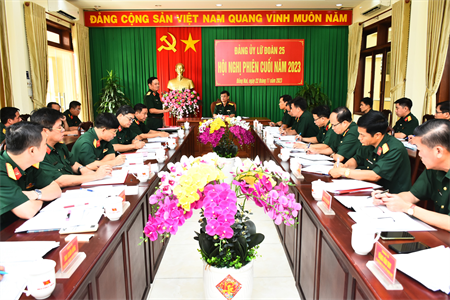 Đảng ủy Lữ đoàn 25 ra nghị quyết lãnh đạo thực hiện nhiệm vụ năm 2024