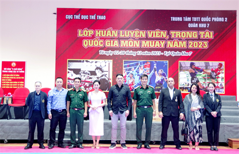 Khai mạc lớp tập huấn huấn luyện viên, trọng tài Muay quốc gia năm 2023