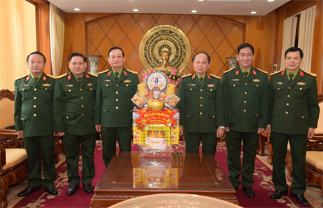 Bộ Tư lệnh Quân khu thăm, chúc Tết các cơ quan, đơn vị phía Bắc