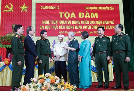 Tọa đàm: Nghệ thuật quân sự trong Chiến dịch Điện Biên Phủ - Bài học thực tiễn trong huấn luyện chiến đấu hiện nay