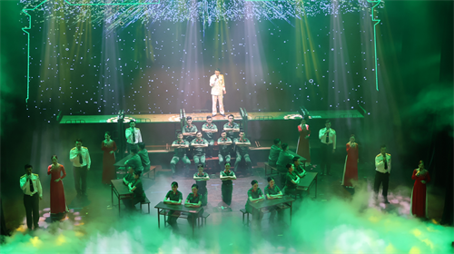 Đặc sắc, sinh động chương trình biểu diễn của Đoàn Nghệ thuật quần chúng Trường Quân sự Quân khu 7