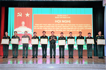 Quan tâm bảo đảm chế độ, chính sách cho nhiệm vụ tìm kiếm, quy tập hài cốt liệt sĩ