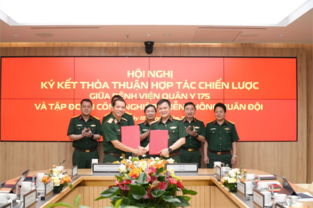 Ký kết hợp tác chiến lược toàn diện giữa Bệnh viện Quân y 175 và Tập đoàn Công nghiệp – Viễn thông Quân đội
