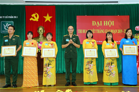 Công ty cổ phần 28.1 phát huy hiệu quả Phong trào Thi đua Quyết thắng gắn với sản xuất kinh doanh