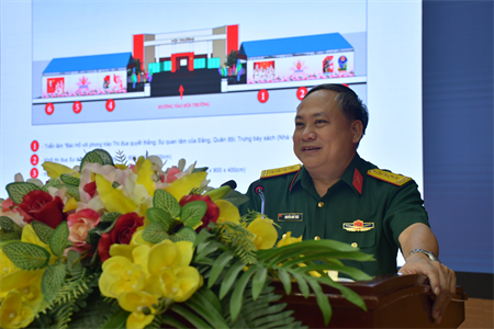 Thống nhất công tác tuyên truyền, trưng bày triển lãm tại Đại hội Thi đua Quyết thắng LLVT Quân khu