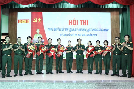 Lữ đoàn 23: Hội thi "Tuyên truyền viên trẻ" và giao lưu hát ru, hát dân ca năm 2024