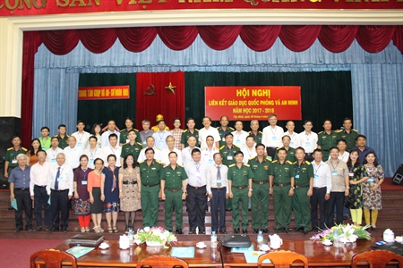 Hội nghị liên kết giáo dục quốc phòng và an ninh năm 2017 - 2018