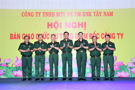 Trung tá Huỳnh Gia Bảo giữ chức Tổng giám đốc Công ty Tây Nam