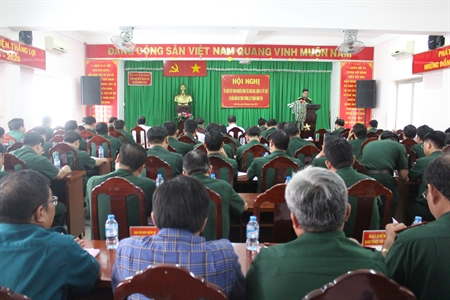Ban CHQS Quận Bình Tân (Bộ Tư lệnh Tp. HCM): 
Hội nghị rút kinh nghiệm công tác giáo dục, quản lý kỷ luật và bảo đảm an toàn trong lực lượng vũ trang