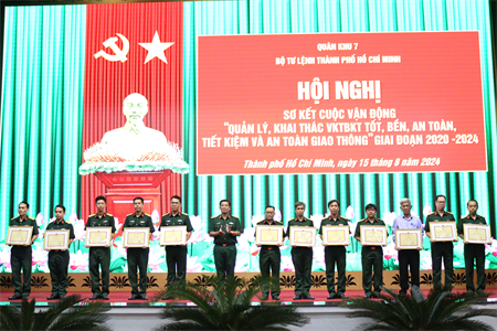 Bộ Tư lệnh TPHCM sơ kết thực hiện Cuộc vận động 50 giai đoạn 2020 – 2024