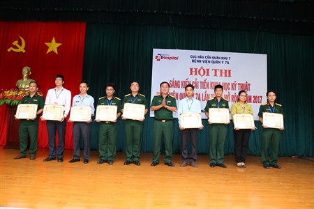 Bệnh viện Quân y 7A, Cục Hậu cần Quân khu 7: Hội thi sáng kiến khoa học kỹ thuật mở rộng lần 2 năm 2017