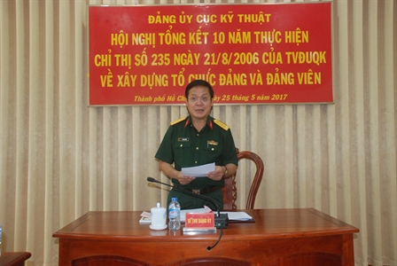 Đảng ủy Cục Kỹ thuật Quân khu: Chỉ thị 235 có sức lan tỏa và tác động mạnh mẽ