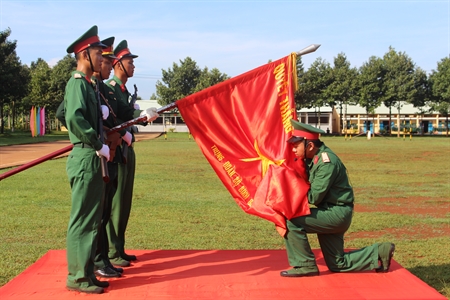 Trung đoàn 88, Sư đoàn 302: Tuyên thệ chiến sĩ mới năm 2017