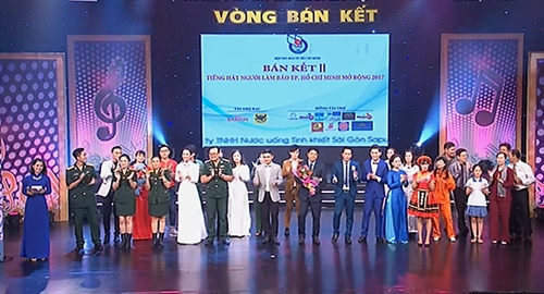 Báo Quân khu 7 vào chung kết liên hoan Tiếng hát người làm báo TP.HCM mở rộng năm 2017