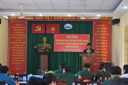 Ban CHQS huyện Hóc Môn (BTL Thành phố Hồ Chí Minh): Nhiều cách làm sáng tạo thông qua học tập và làm theo tư tưởng, đạo đức, phong cách Hồ Chí Minh