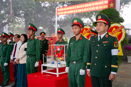 Tỉnh Tây Ninh truy điệu 146 hài cốt liệt sĩ hy sinh tại Campuchia