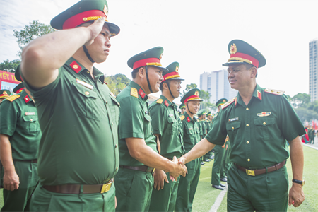 Loạt ảnh ấn tượng tại Lễ ra quân huấn luyện của LLVT Thành phố Hồ Chí Minh