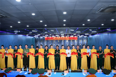 Bộ CHQS tỉnh Long An khánh thành phòng tập bắn súng thể thao