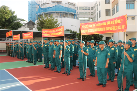 Ban CHQS Quận 3 tổ chức phát động “Ngày chạy thể thao Quân sự kết hợp ngày chạy Olympic” năm 2025